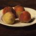Still Life of Four Peaches